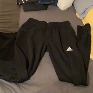 black adidas sweat pants